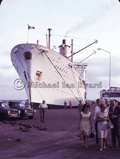 Bow View of Orsova at Djibouti